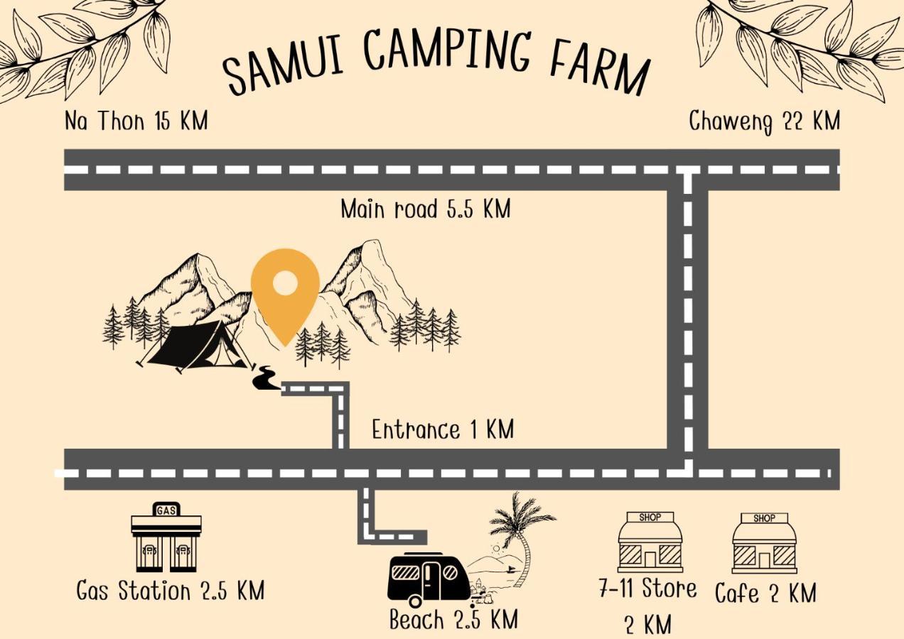 Samui Camping Farm Laem Sor Buitenkant foto